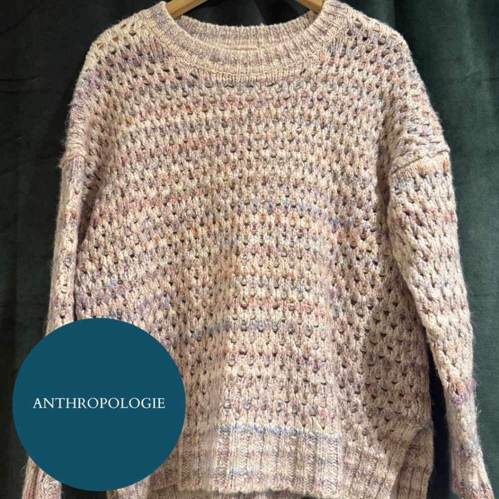 Anthropologie Cableknit Sweater
